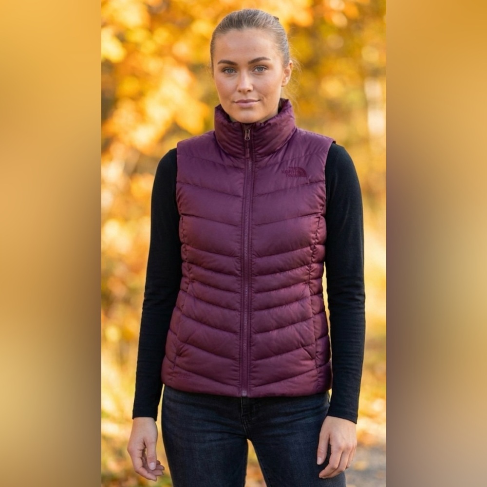 The North Face Women's Burgundy Puffer Vest